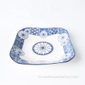 Qinghua фарфоровая подушка печать 6 -дюймовая миска для прополки